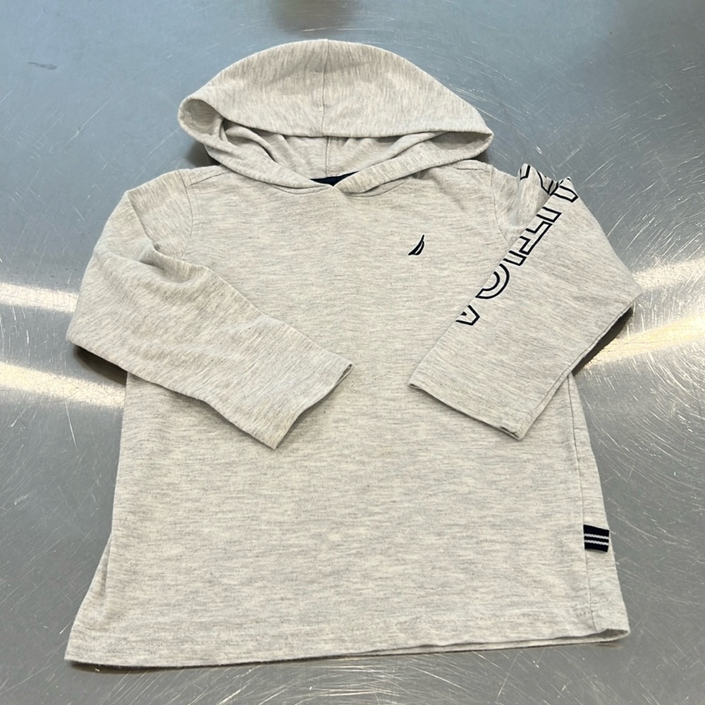 NWOT Nautica Toddler Hooded Long Sleeved T Shirt